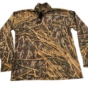 Vintage Sasquatch Mossy Oak Camo Turtleneck - Size XL